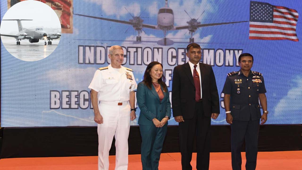 U.S. Gifts Beechcraft King Air to Sri Lanka for Maritime Security