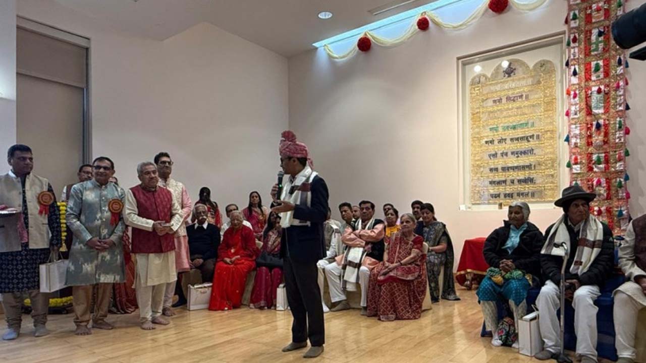 NRI Celebrations Commemorate 50 Years Since Bhagwan Mahavirs Statue Arrival in New York