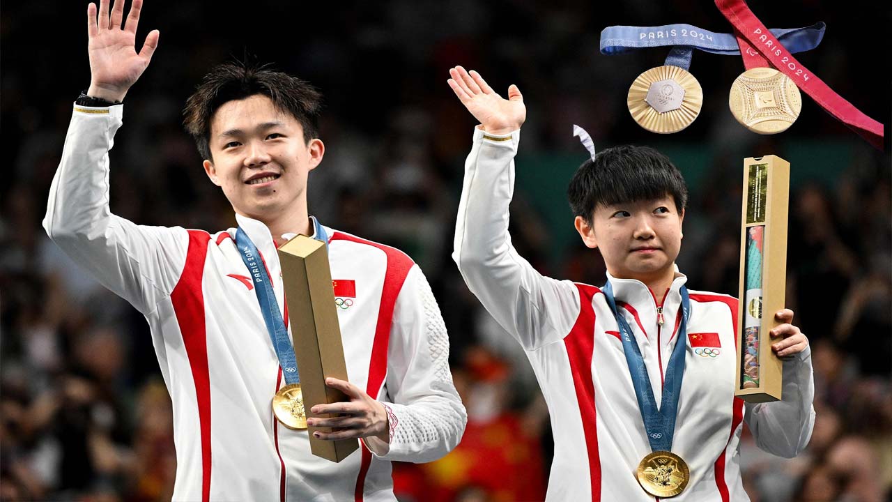 Sun and Wang Restore China's Table Tennis Glory with Mixed Doubles Gold