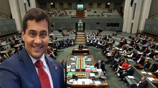 first Indian to take oath on the Bhagavad Gita in the history of the Australian Parliament