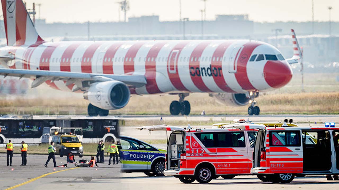 Climate Activists Halt Traffic at Frankfurt Airport