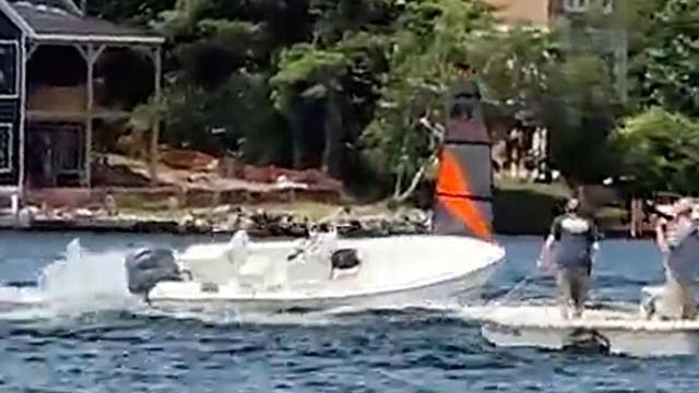 Heroic Teen Stops Runaway Boat in New Hampshire Largest Lake