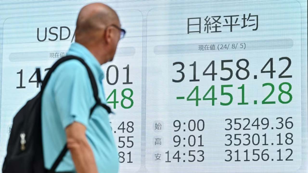 Japan Nikkei Hits Record Drop; Asia Markets Plunge Amid Recession Fears