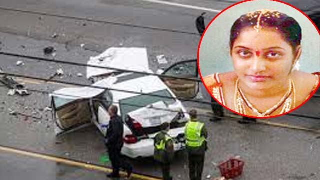 Kamatham Gitanjali, a woman injured in a road accident in America, has passed away