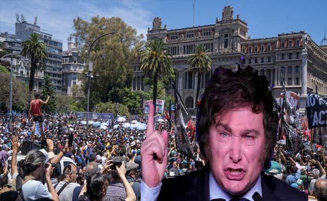 Argentina President Javier Mili has announced 70,000 government layoffs.
