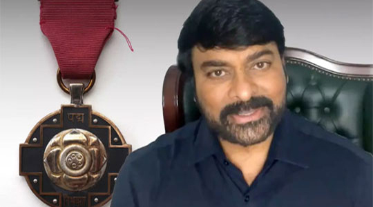 Megastar Chiranjeevi gets emotional on being honored with the Padma Vibhushan award!