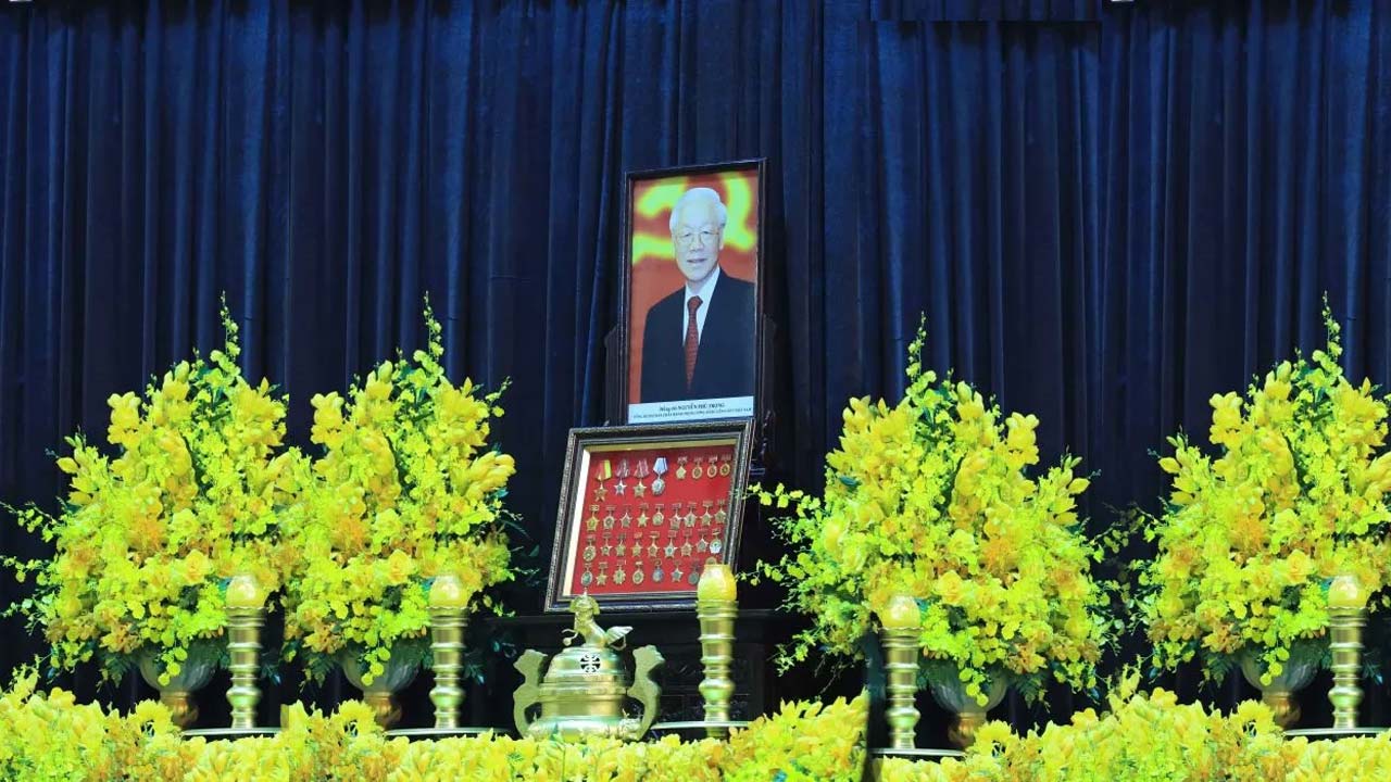 Vietnam Observes Days of Mourning for Late Communist Party Chief Nguyen Phu Trong