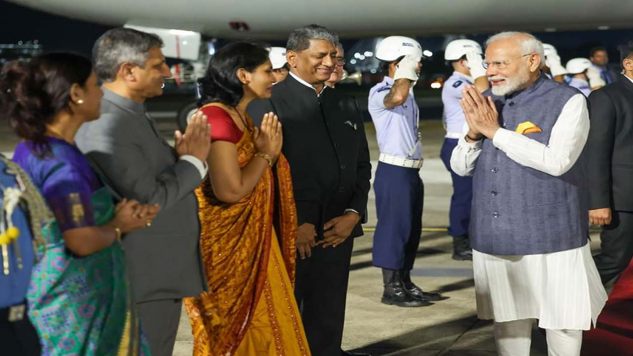 PM Modi Gets Warm Reception from Indian Diaspora Upon Arrival in Brazil