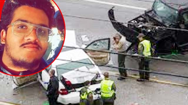A road accident in America, Station Ghanpur youth dies