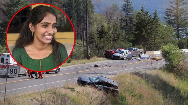 Andhra Tenali Veterinary Student, Passed Away  in US Car Accident