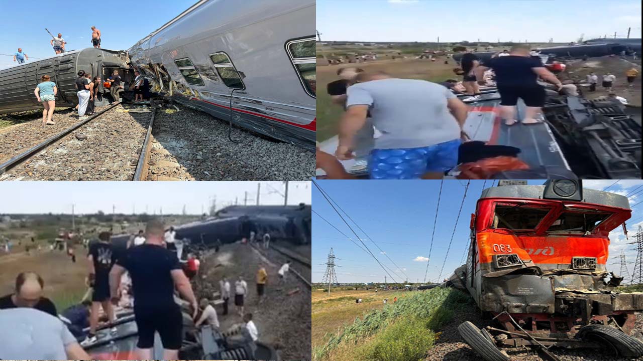 Train Derails in Volgograd Region, Russia, Injuring Over 140 People