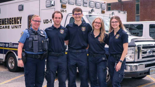 University of Delaware Students Actively Engaged in Campus and Community Emergencies