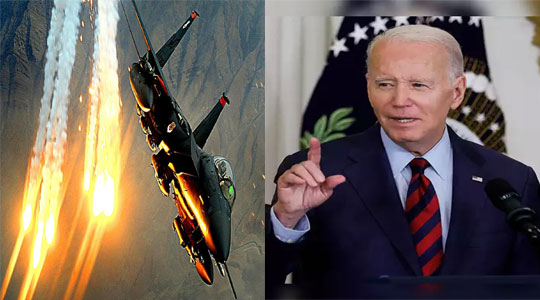 This is what happens if Americans are harmed.. Biden on retaliatory attacks