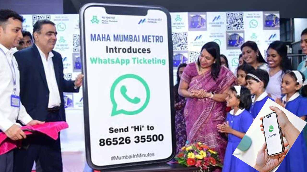 How to book Mumbai Metro Train Tickets By Using Whatsapp,Ticketing for Eco-Friendly Travel