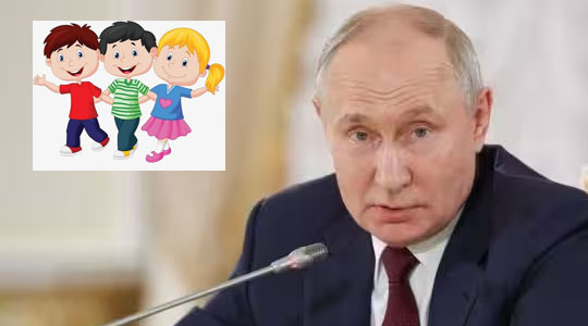 President Putin requested Russian people to have as many children as possible