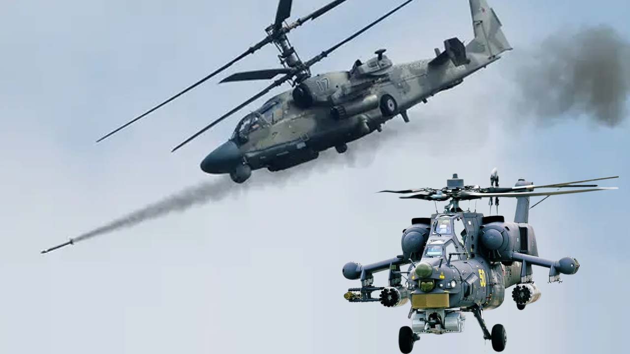 Mi-28 Attack Helicopter Crashes in Russia Kaluga Region