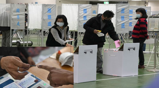 At the time of tensions with China.. Presidential election polling started in Taiwan