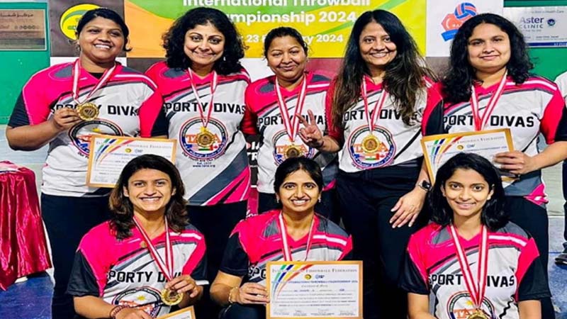 Sporty Divas: USA wins Indo Gulf Throwball Championship