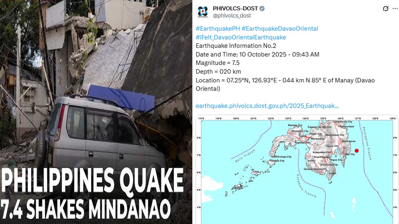 Powerful 7.6-Magnitude Earthquake Hits the Philippines; Tsunami Alert Issued