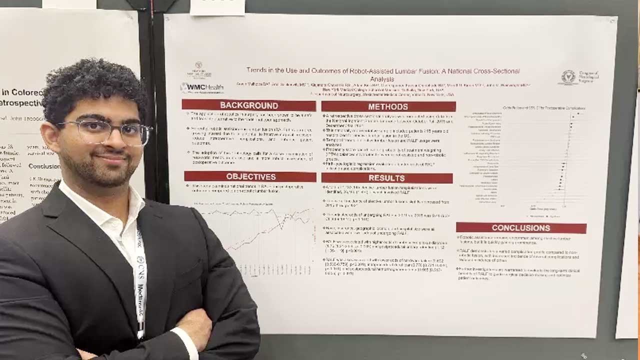 Medical Student Aryan Malhotra Sets Major Research Milestone at CNS Conference 2025
