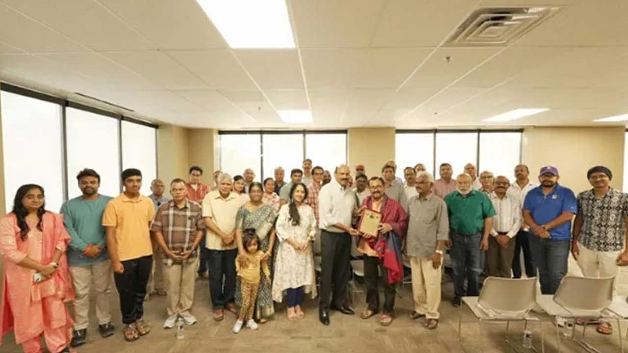 Burra Saimadhav Honored in Dallas for His Literary Journey