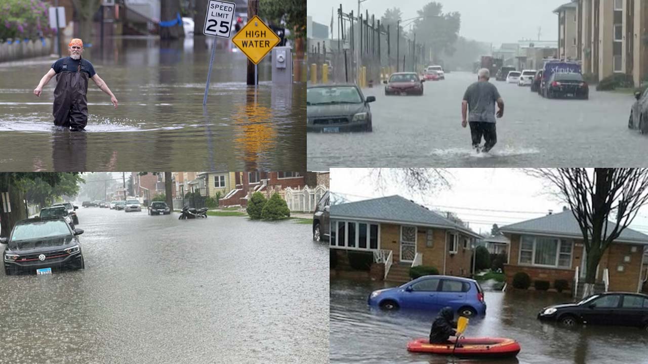 Chicago Flash Floods Leave Roads Submerged, Cars Stranded