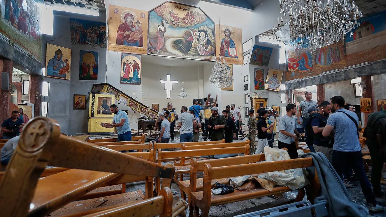 Suicide Bomber Kills 20 During Mass At Syrian Church Near Damascus