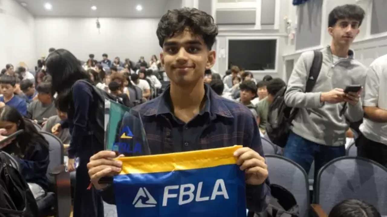 Indian-American Teen Dev Lakhani Wins National FBLA Journalism Title