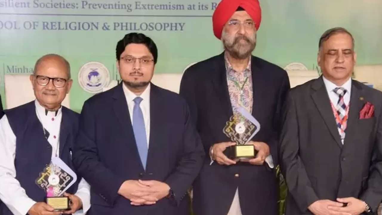 Minhaj University Awards Tarunjit Singh Butalia Lifetime Honor