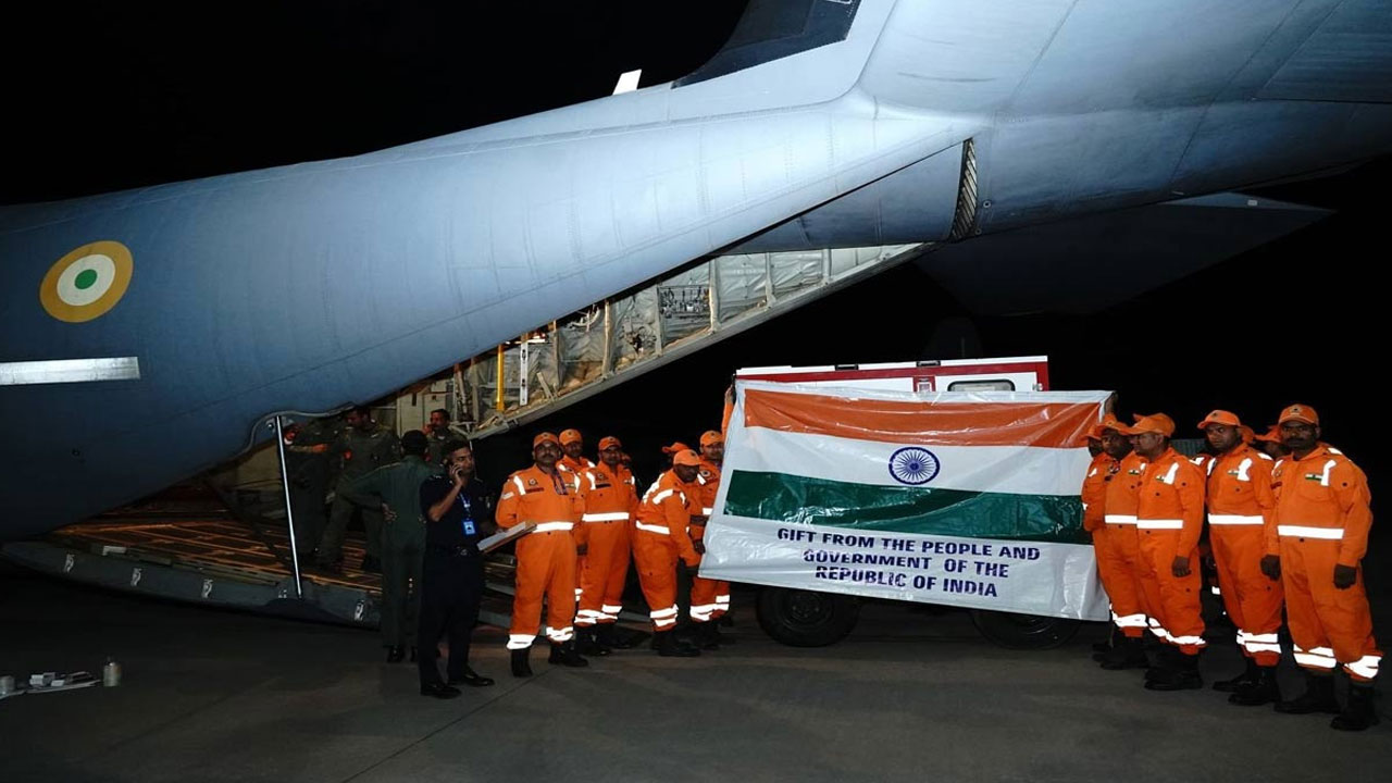 India Sends 15 Tons of Aid to Myanmar After Devastating Earthquakes