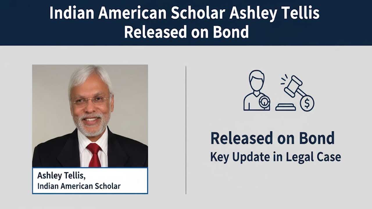 Indian-American Scholar Ashley Tellis Released on Bond