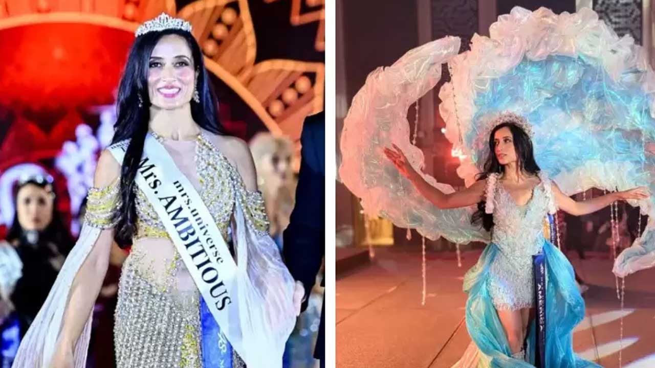 Indian-American Shifali Jamwal Wins Mrs. Ambition Wearing Rented Outfits