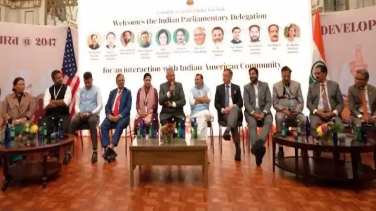 Indian Parliamentary Delegation Meets Diaspora in NYC, Strengthens Ties