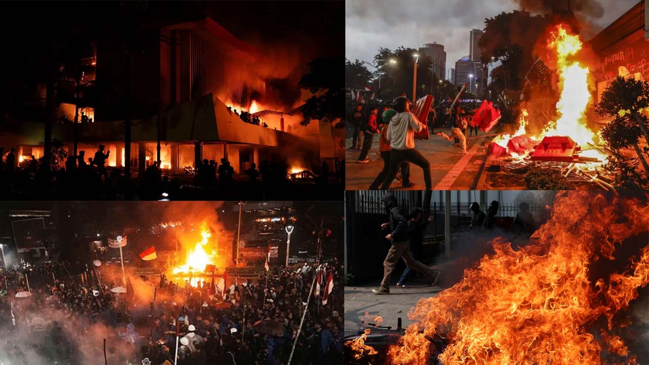 Indonesian Protests Over Taxi Drivers Death Leave 3 Dead