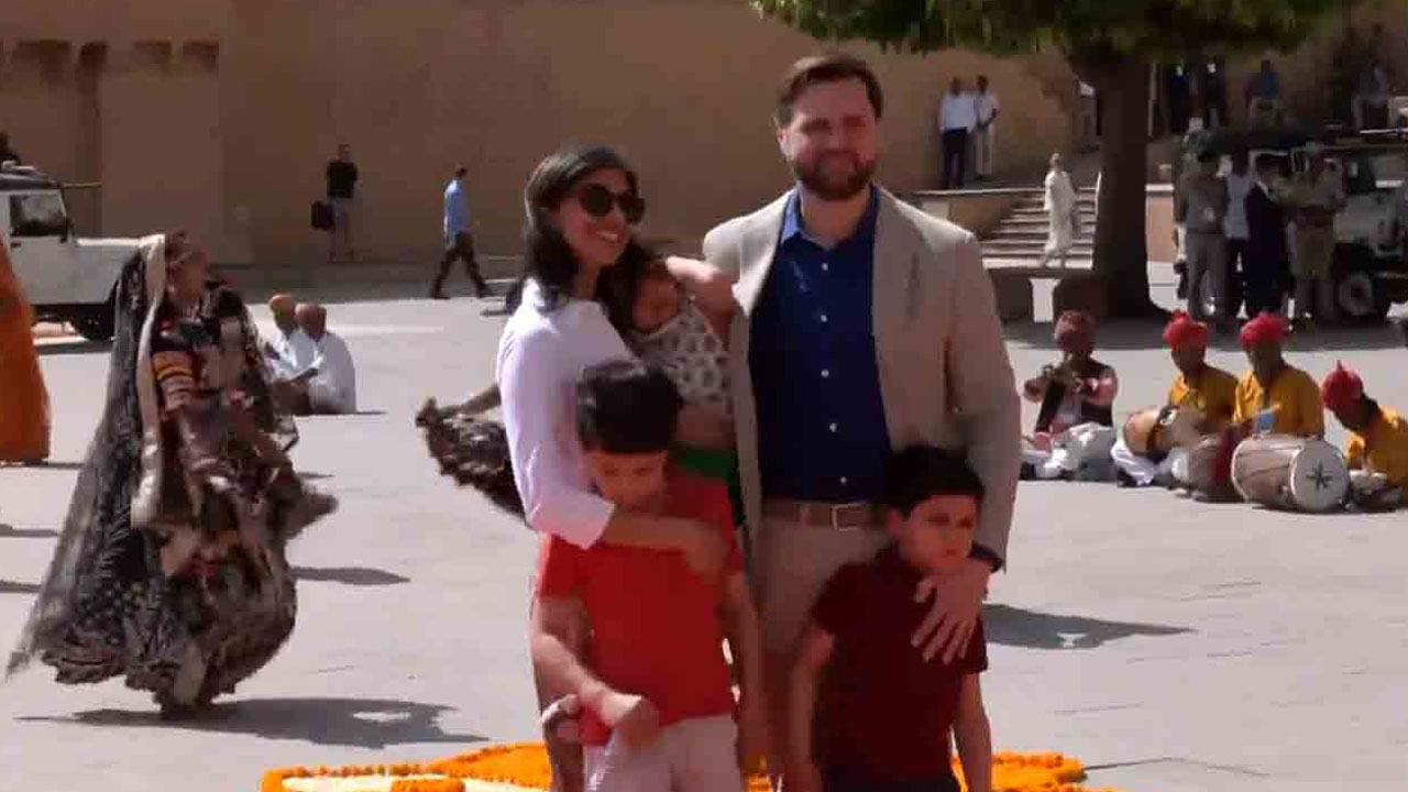 JD Vance Family Tours India: Visits Amber Fort, Meets PM Modi