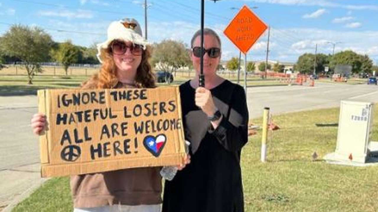 Masked Men Display Anti-India Signs Near Frisco&rsquo;s Hanuman Temple