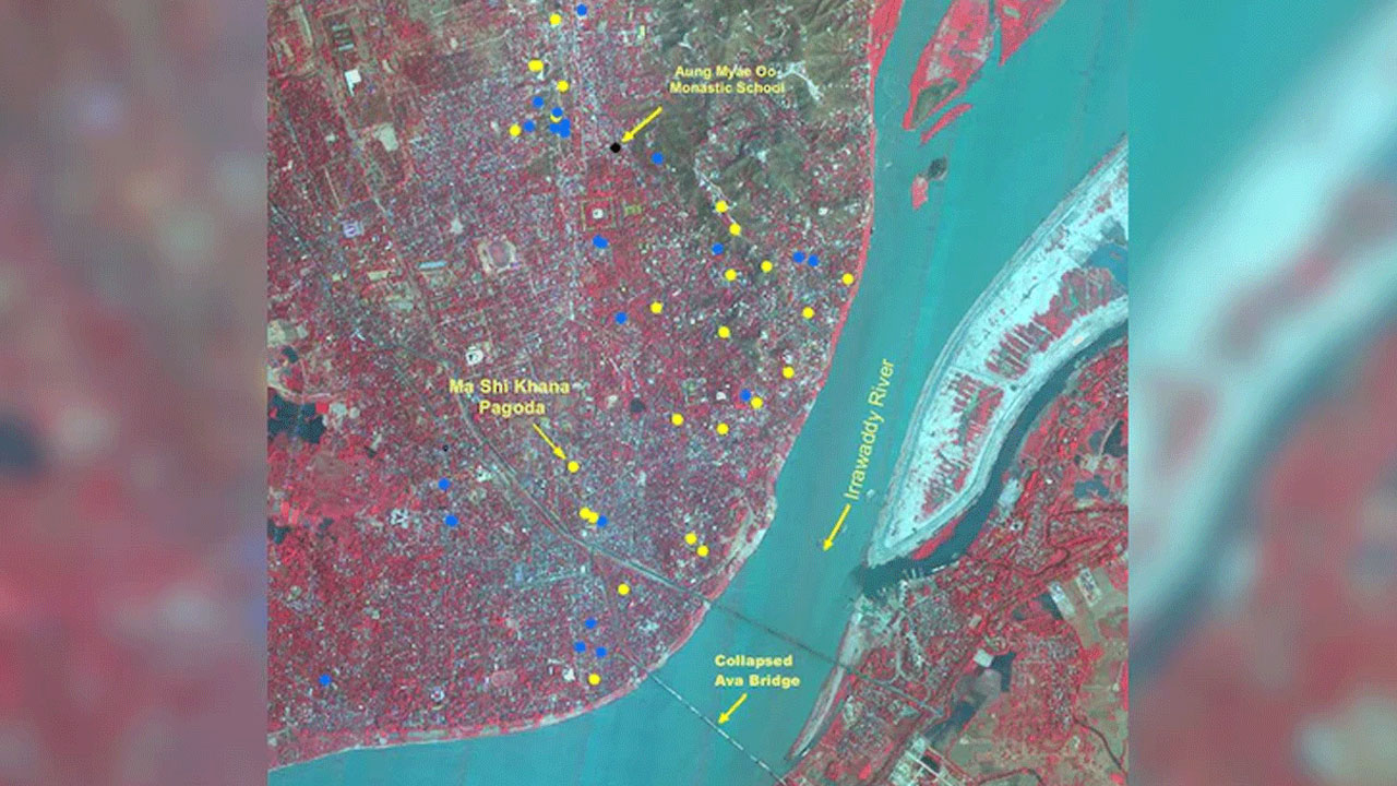 Myanmar Earthquake: ISRO Satellite Captures Devastating Aftermath
