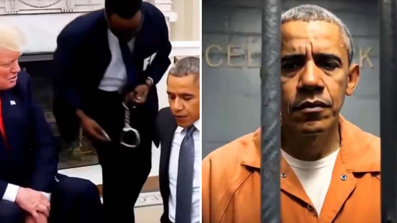 Trump Shares AI Video Of Obamas Arrest, Sparks Backlash