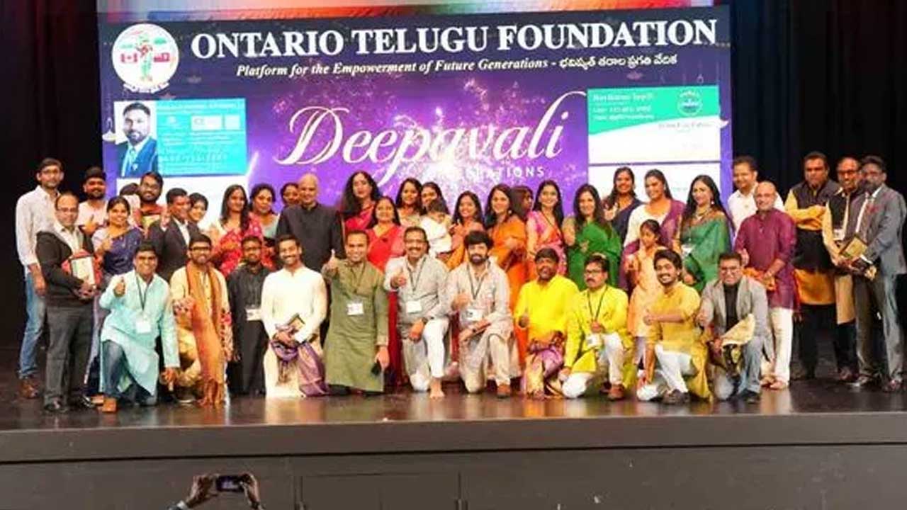 Ontario Telugu Foundation Hosts Grand Diwali Celebration in Toronto, Canada