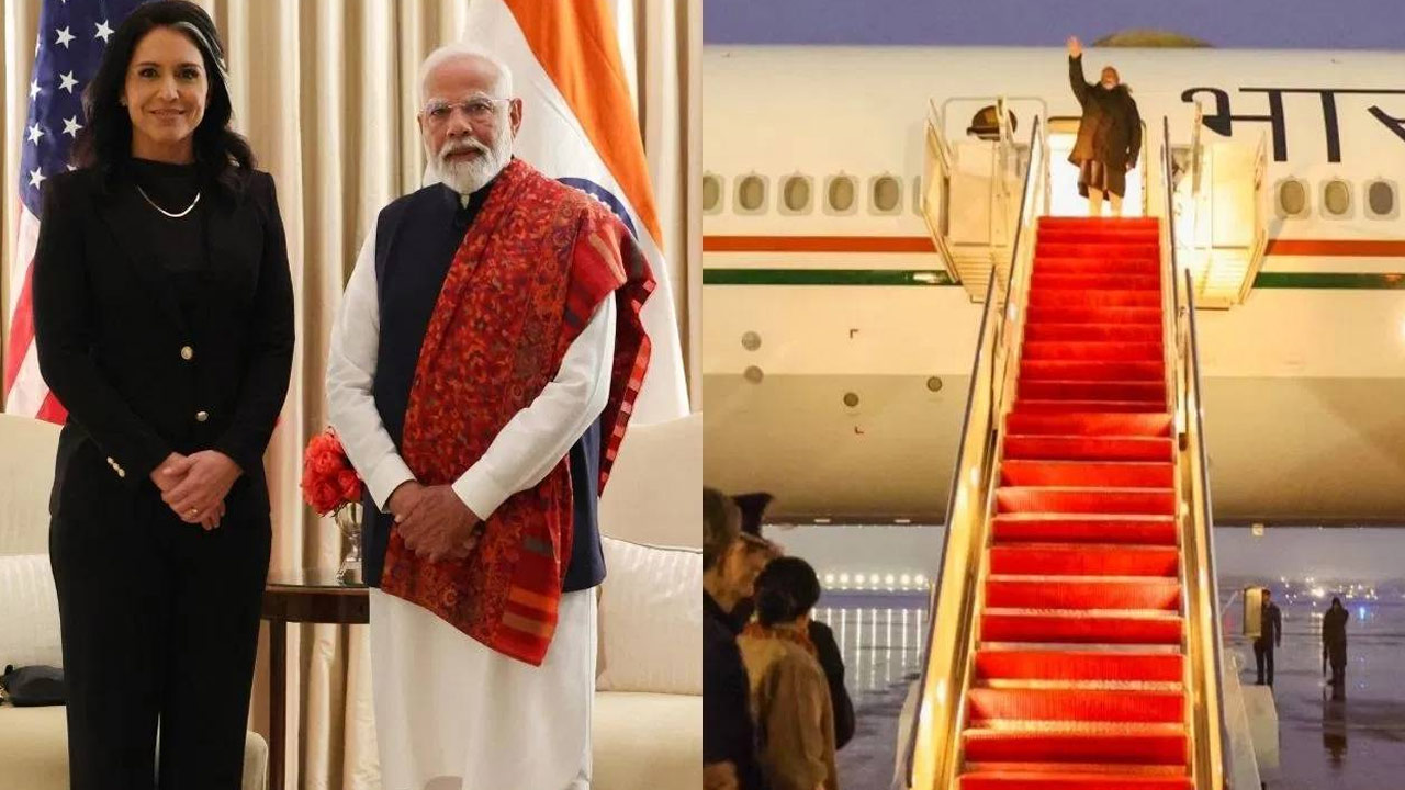 PM Modi Arrives in the US to a Grand Welcome from Indian Community