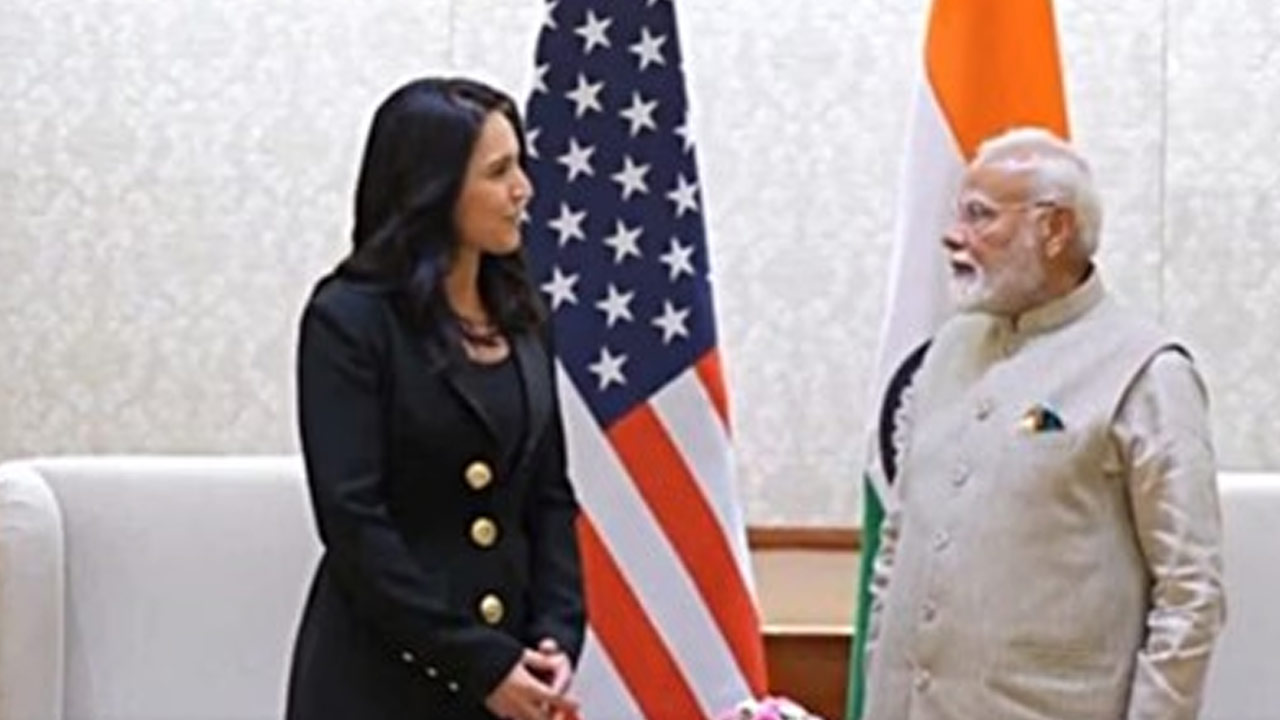 PM Modi Meets US Intelligence Chief Tulsi Gabbard to Discuss Terrorism and Security