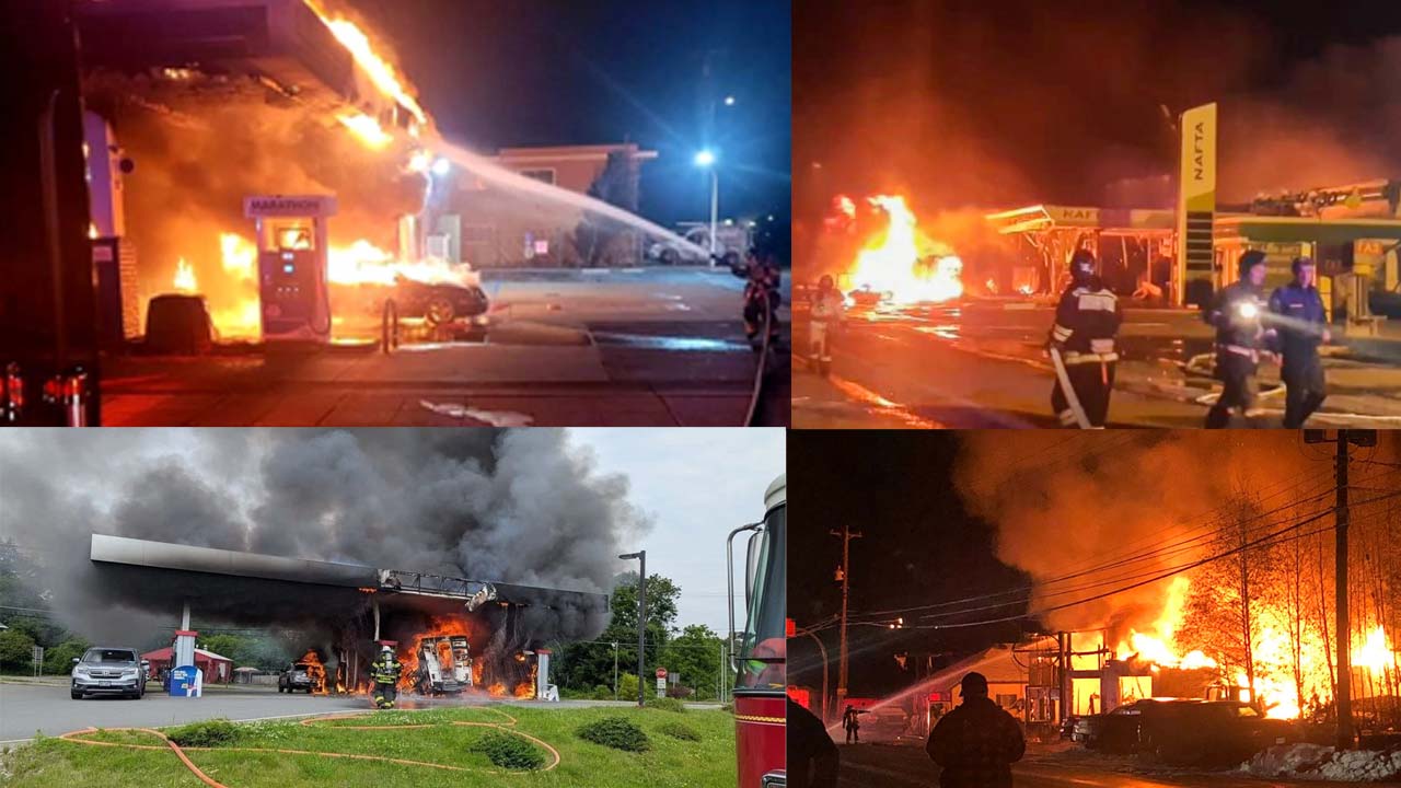 10 Injured In Shocking Rome Gas Station Explosion