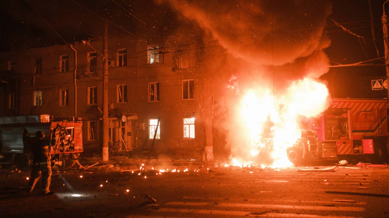 Shocking Footage: Russian Drone Slams Into Kyiv Apartment, 14 Killed