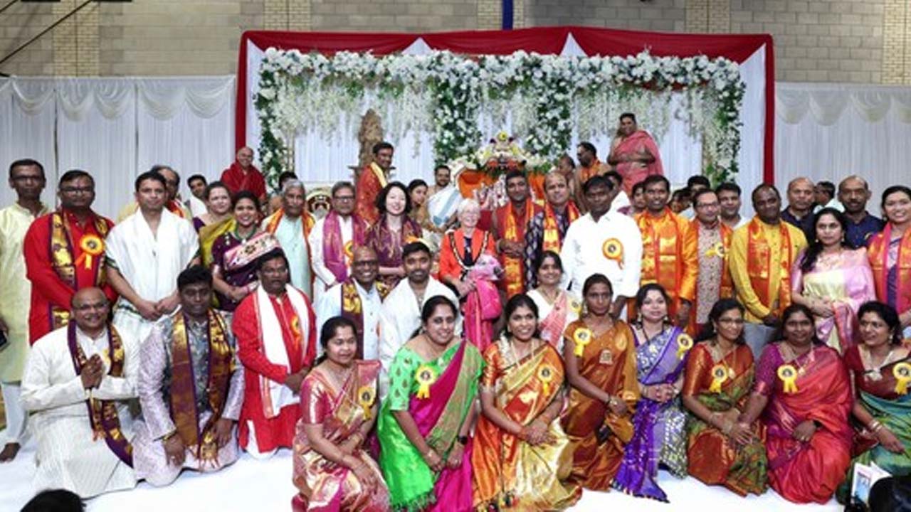 Balaji Kalyanam Lights Up London On Toli Ekadashi 2025