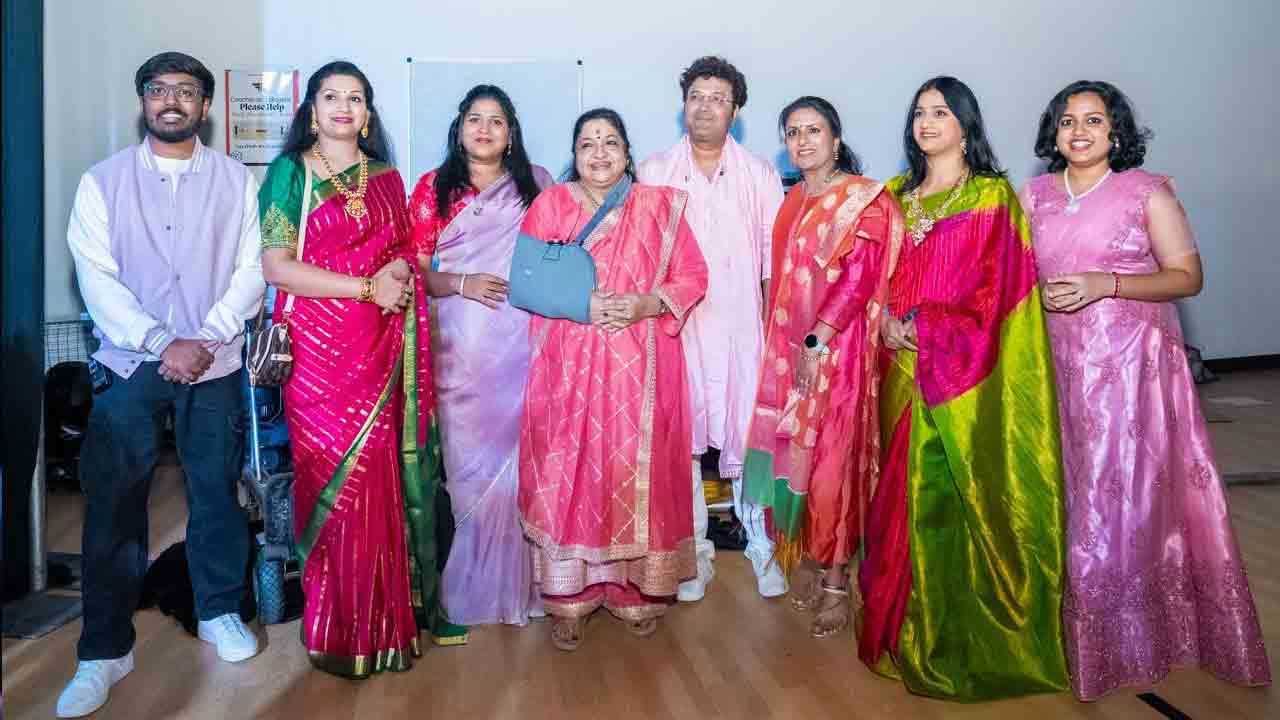 Singer KS Chitra Honored as Empress of Melody at Dallas Event