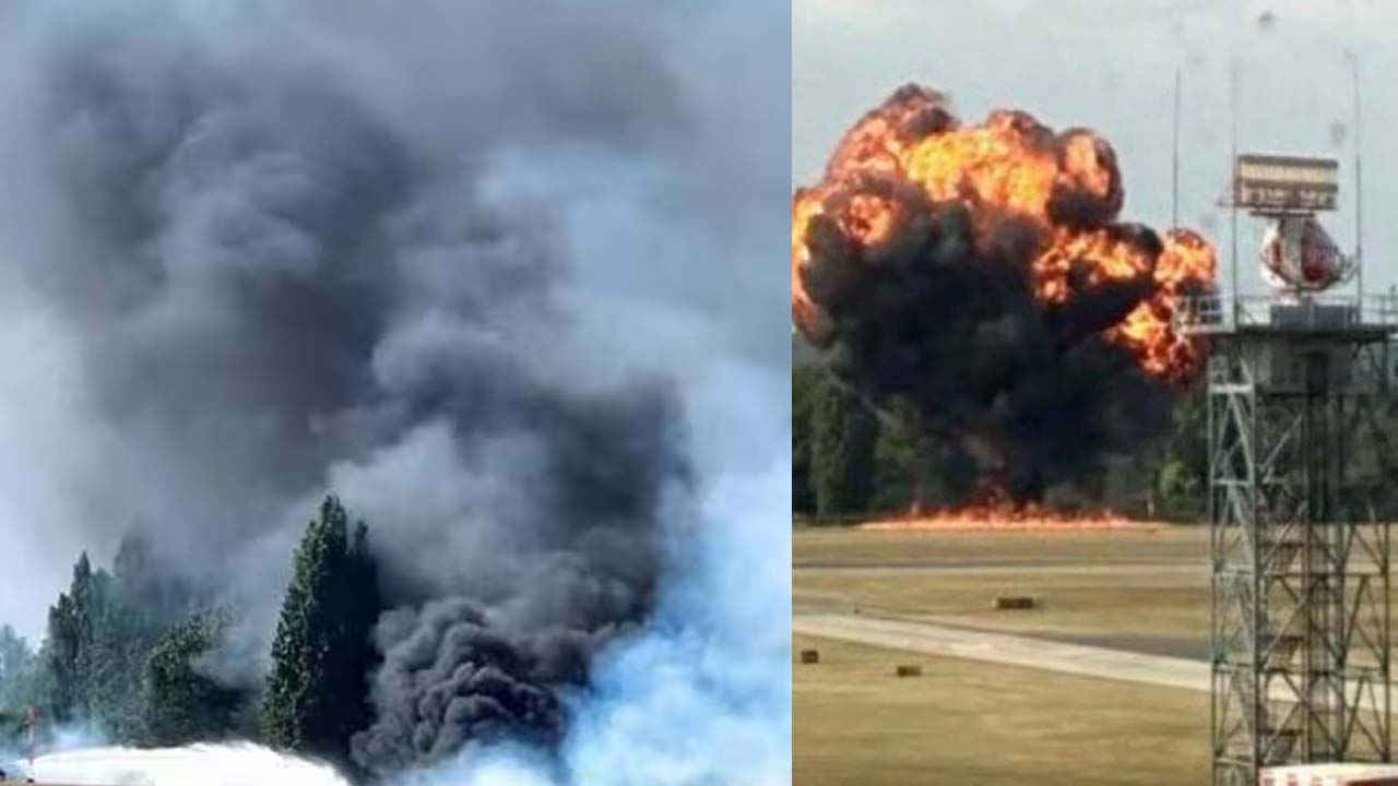 Southend Airport Plane Crash: Fiery Beech B200 Explosion Caught On Camera