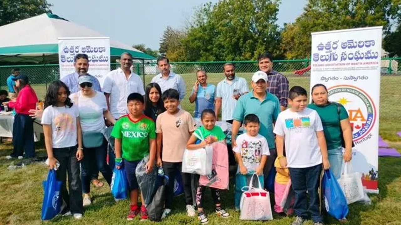 TANA Distributes Backpacks to 200 Students at Freehold NJ Schoo