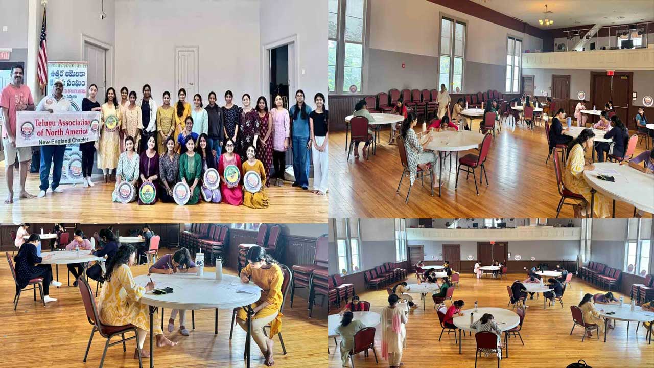 TANA College Boston Successfully Concludes Kuchipudi, Bharatanatyam Exams