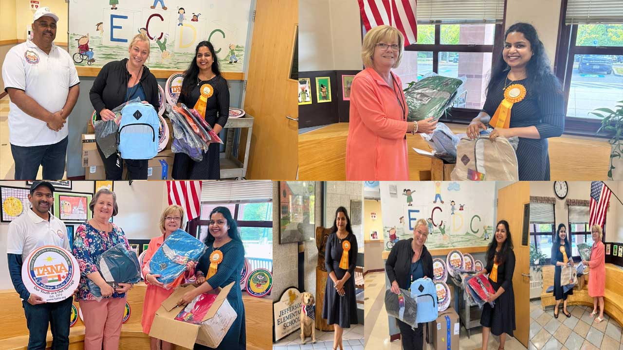 TANA Distributes 200 Backpacks to Franklin School Kids