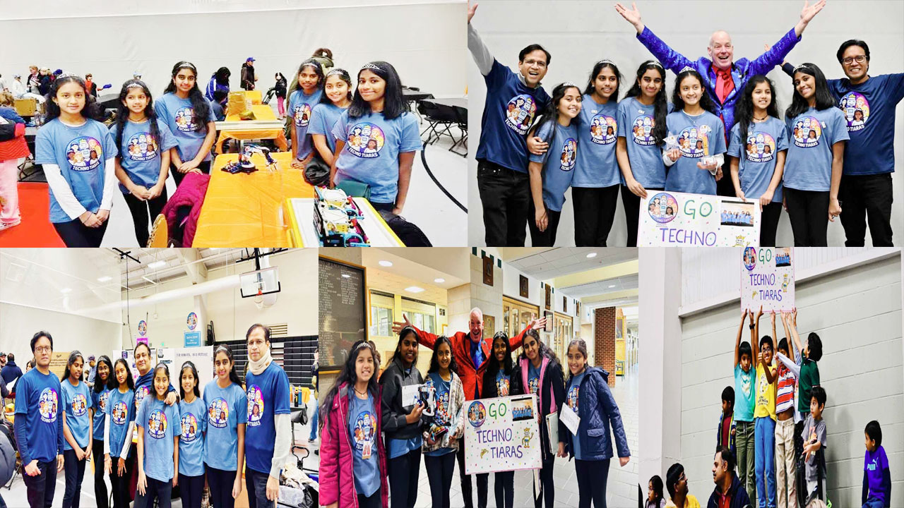 Telugu Girls in Maryland Win LEGO League Qualifier with Innovative Robotics Project